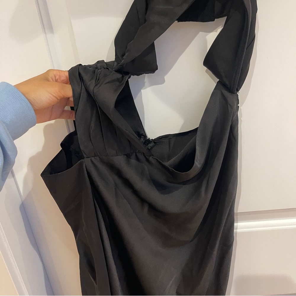 Danielle Guizio Black Cutout Mini Dress - Picture 3 of 10